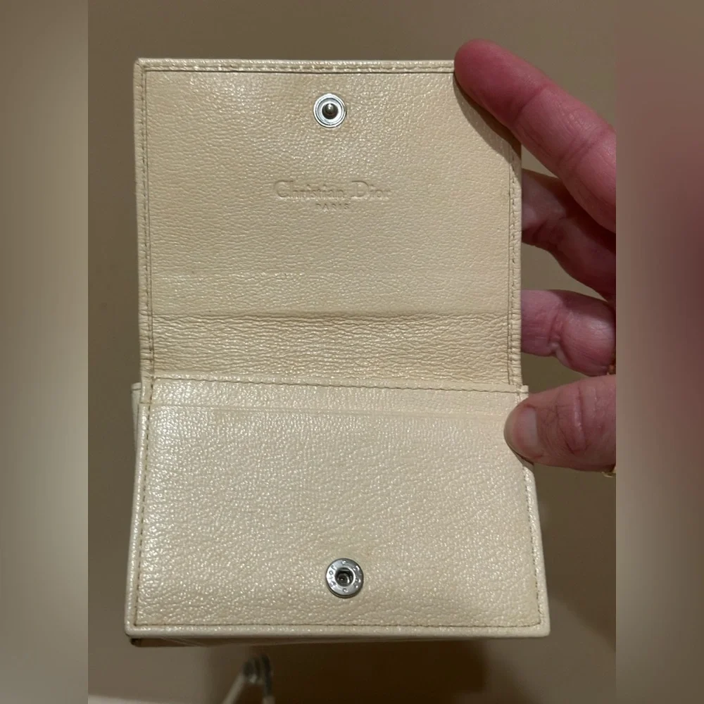 Christian Dior Monsieur × Dior × John Galliano Embroidered Cardholder